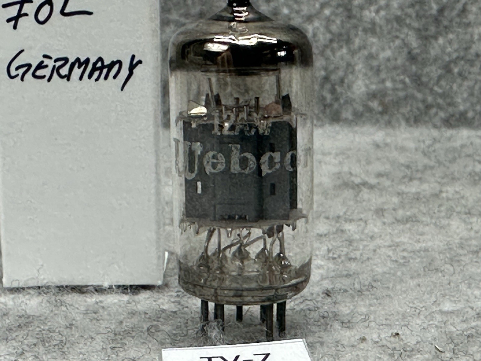 MULLARD GERMANY 12AX7 TUBE MADE FOR WEBCOR AMPLIFIERS