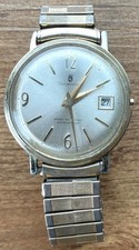 Vintage Watch 44mm Soveriegn Shock Resistant Waterproof Swiss for Parts/Repair