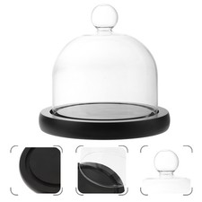  Clear Glass Display Dome erhalten Blütenabdeckung Mikrolandschaft Display