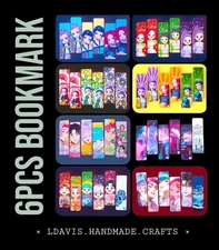 Handmade bookmarks {set of 6} Kpop Demon Huntrs