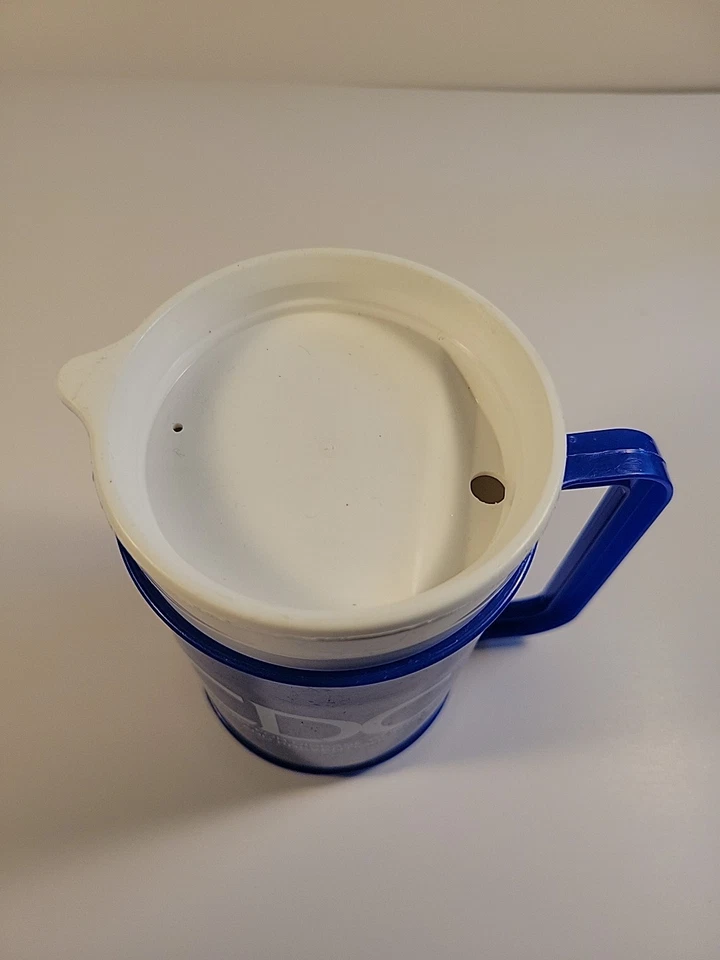 Taza de viaje Aladdinware CDC azul sin BPA frío/caliente con tapa Foto 3 de 4