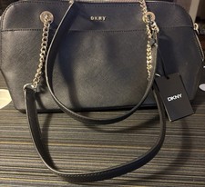 New DKNY Maddison Medium TZSatchel in Black L...