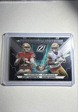 2022 Panini Zenith - Thunder & Lightning Deebo Samuel, Jimmy Garoppolo #TL-JD