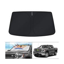 KUST Windshield Sun Shade for 2019-2025 2026 Chevrolet Chevy Silverado/GMC Si...