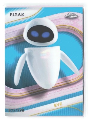 2025 Topps Chrome Disney Eve Teal /299 Wall-E