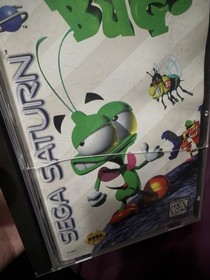 Sega Saturn Bug! game Case Has A Crack Booklet And All Included