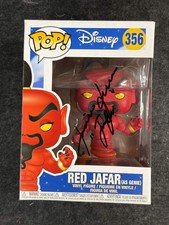 Jonathan Freeman Signed Red Jafar (as Genie) Disney #356 Funko - Beckett COA