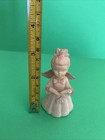 Vintage Miniature Hard Plastic Angel w/Open Book Figurine — photo 4