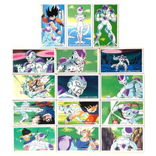 Vintage Dragon Ball Z Frieza Menko 15 Card Lot Final Form Battle Japan
