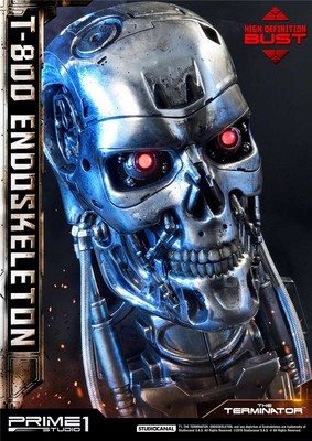Prime 1 Studio The Terminator 1/2th T-800 Endoskeleton Head Bust