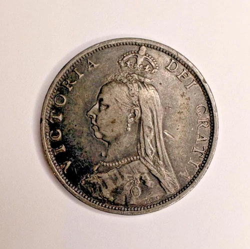 Photo of a 1892 Victoria Florin from an eBay listing that sold on Jul 2, 2026