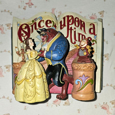 Disney Showcase Collection Beauty and the Beast Once Upon a Time Book Figurine