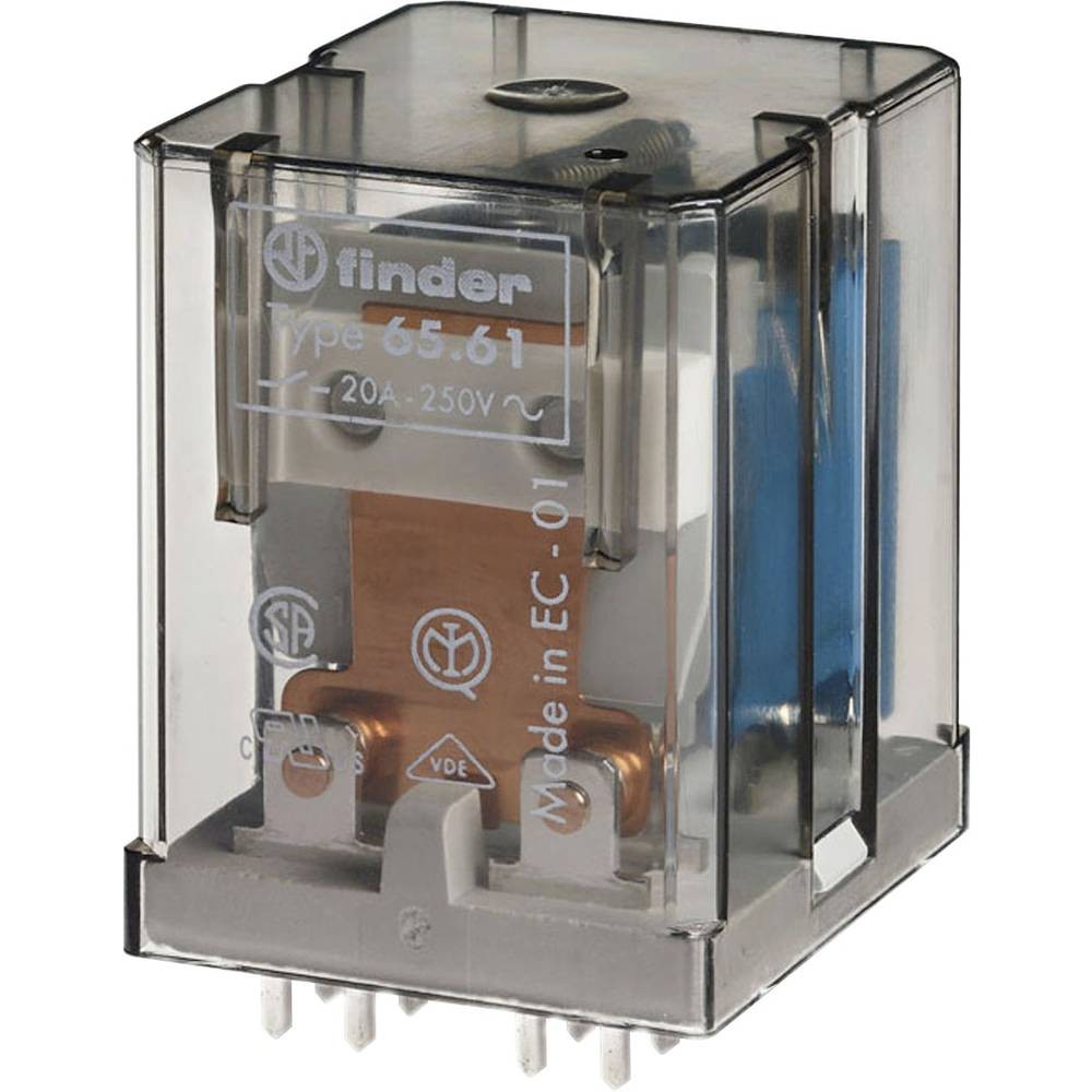 Relais pour circuits imprimés Finder 65.61.9.024.4300 24V DC 30A 1 NO