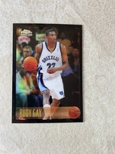 2006 TOPPS CHROME BLACK REFRACTOR #184 RUDY GAY ROOKIE RC 93/99 Variation SSP