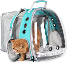 Cat Carrier Backpack, Expandable Bubble Pet Carrier for Cats and Small Dogs, Air