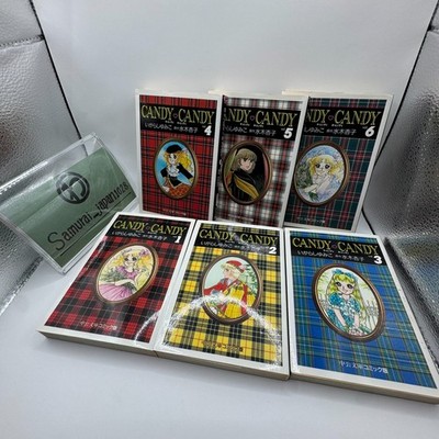 CANDY CANDY Vol 1-6 Paperback Manga Complete Set Japanese First Edition Rare