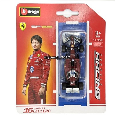 1:64 Ferrari SF-25 Modellauto Zink Legierung Spielzeug Kinder Charles Leclerc