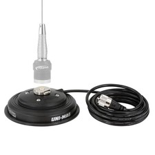 Uni-mag Universal Nmo Antenna Mount Magnetic Base 13 Rg-58 Coax Cable Vhf Uhf Uni-mag Universal Nmo Antenna Mount Magnetic Base 13 Rg-58 Coax Cable Vhf Uhf