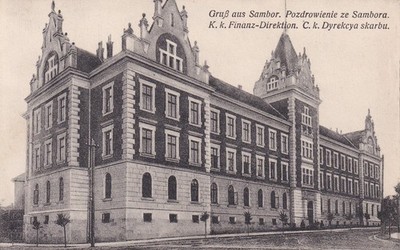 Postcard Sambor, K+K Finance Directorate