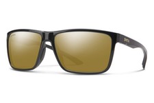 Smith Riptide Polarized One Size, Black / Chromapop Bronze Mirror