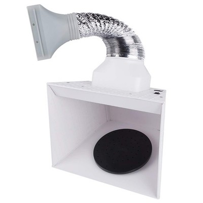 Fengda Tragbare Airbrush Hobby Spritzkabine Sprühbox BD-515 mit LED Beleuchtung...