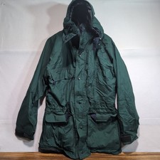 Vintage Solstice Gore-Tex Polartec Jacket Green Navy USA Made Large