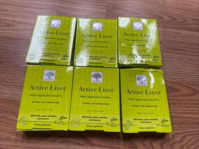 New Nordic Active Liver - Healthy Liver - 6 Pack x 30 Tablets - Exp 10/28