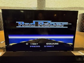 Vintage 1987 Rad Racer NES Cartridge & Sleeve TESTED Nintendo