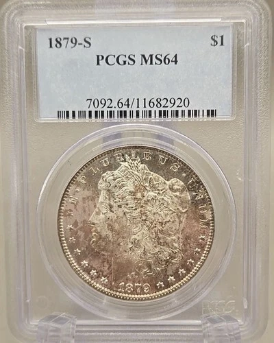 1879-S Morgan Silver Dollar.  MS-64. PCGS