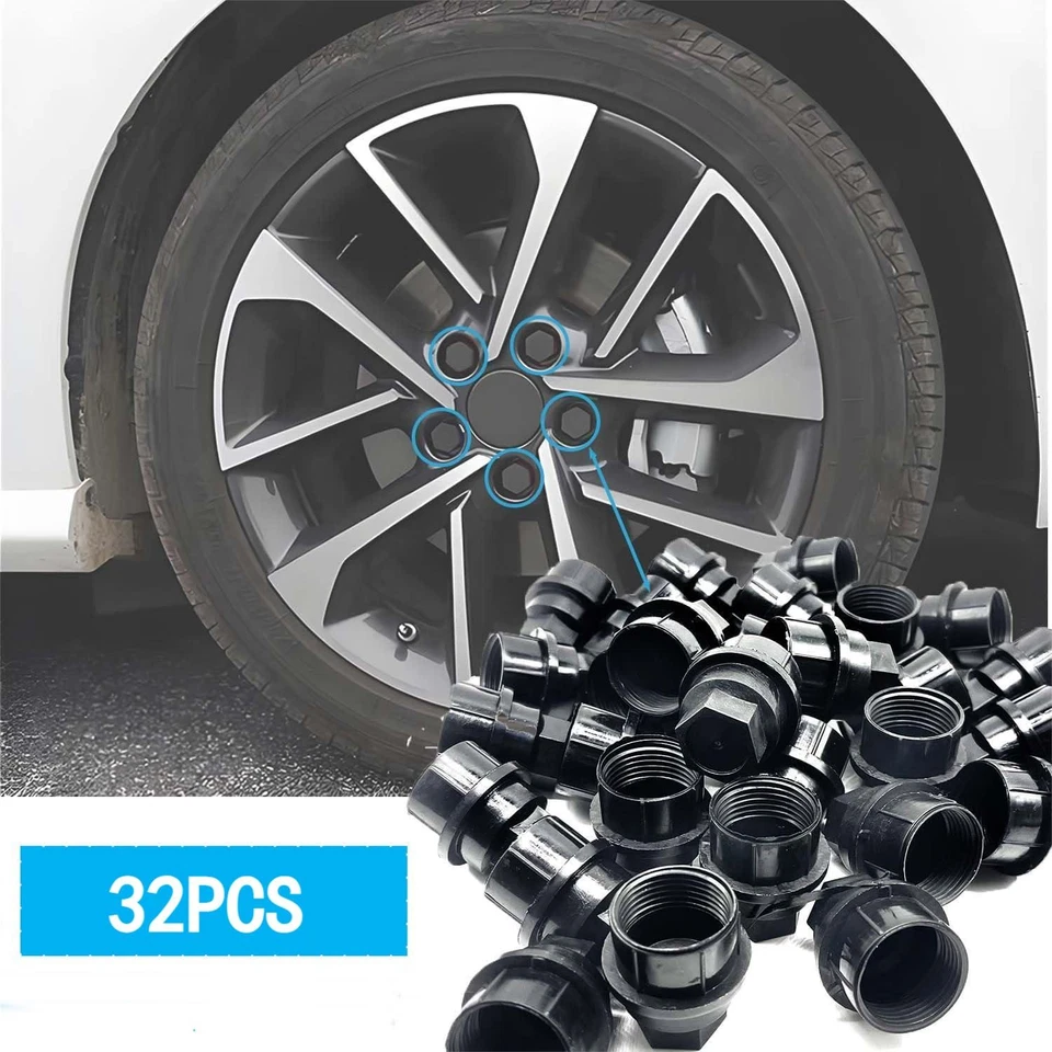 32X Cubiertas de tapa de tuerca para camionetas Chevy Silverado 2500 3500 HD 8x180 8x6,5 Foto 2 de 4