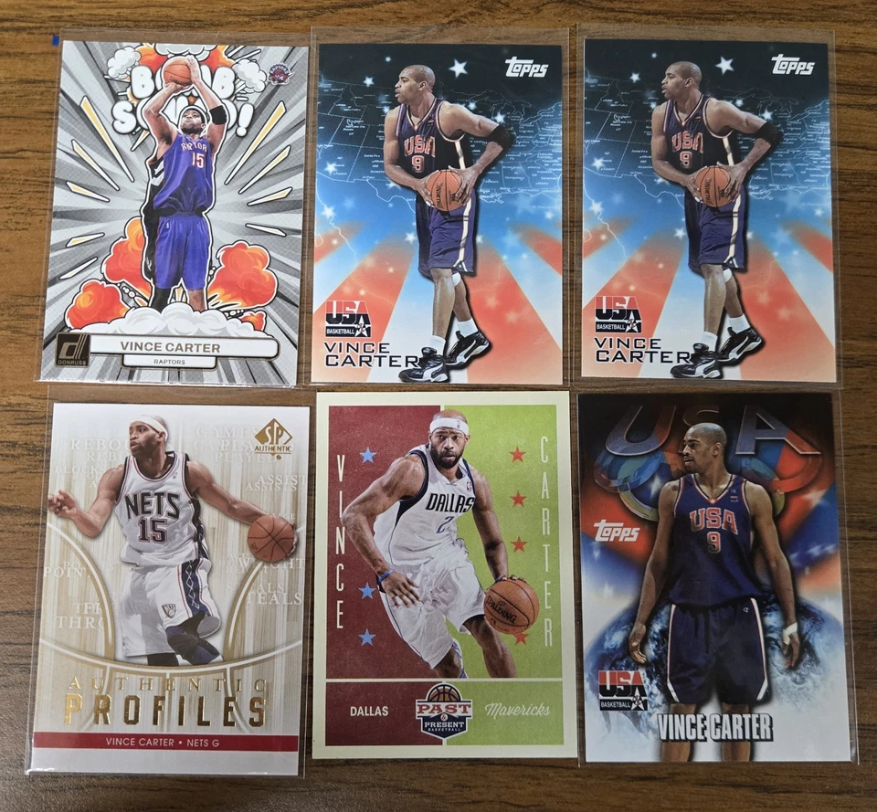 Lote de 52 cartas NBA Vince Carter Foto 2 de 4