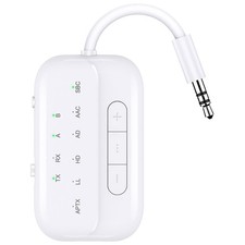 Bluetooth Transmitter Receiver, 2-in-1 V5.3 Wireless Adapter for Airplane, TV...