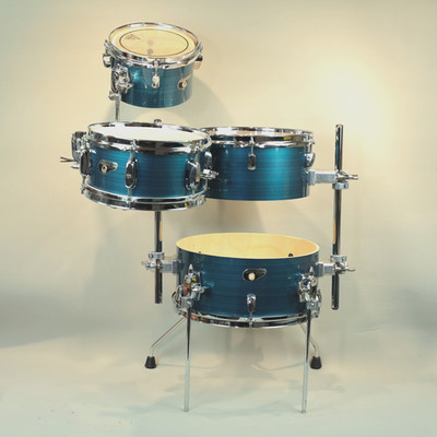 Tama Cocktail Jam Mini Shell Kit w Hardware, No Pedal, 8'' 10'' 12'' 14'' Used, Nice