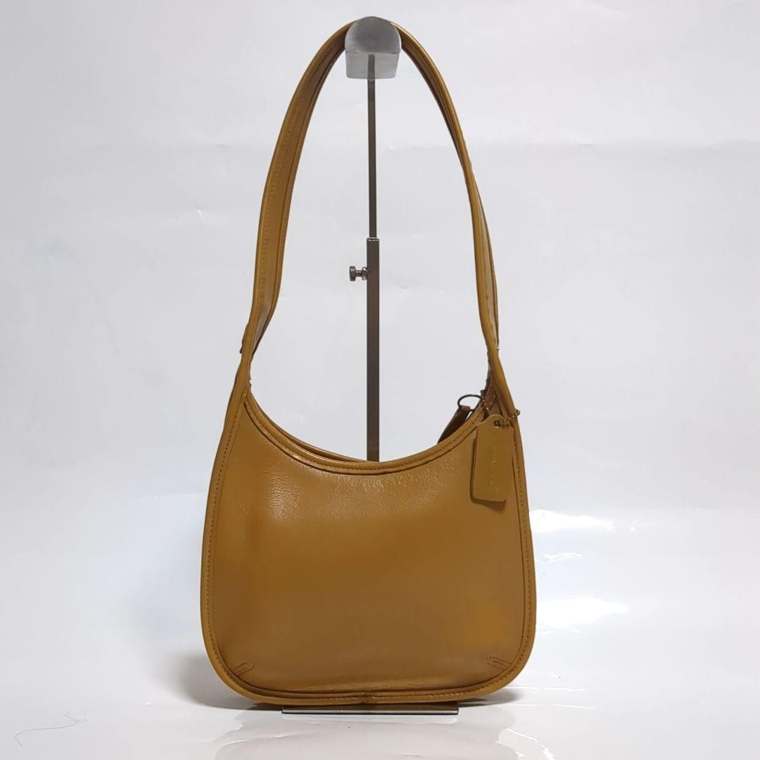 OLD COACH Ergo 9020 Zip Hobo Shoulder Bag Yellow Vintage OLD COACH Ergo 9020 Zip Hobo Shoulder Bag Yellow Vintage
