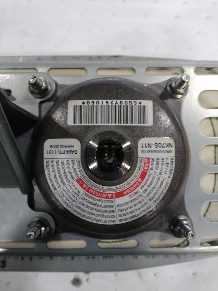 2010 INFINITI G37 Blue Right Instrument Panel Air Bag 95031 Used 160K Miles - Image 2 of 4