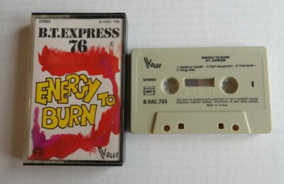 AUDIOKASSETTEN B.T. EXPRESS ENERGY TO BURN B.VAC.706 DE 1976