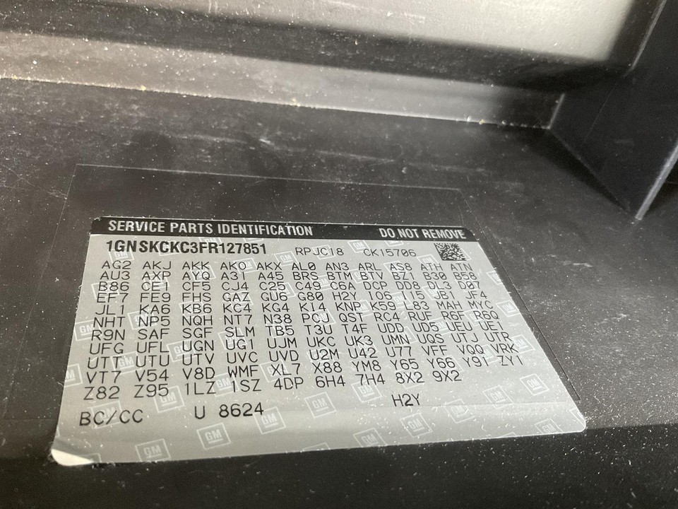 20152020 Chevy Tahoe Rear Axle Assembly 9.5" Gear 3.42 Ratio with 168K