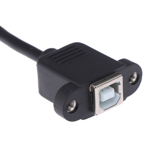 USB 2.0 Type B Male to Type B Female Printer Extension Cable With Panel Mount&$i - Picture 3 of 15