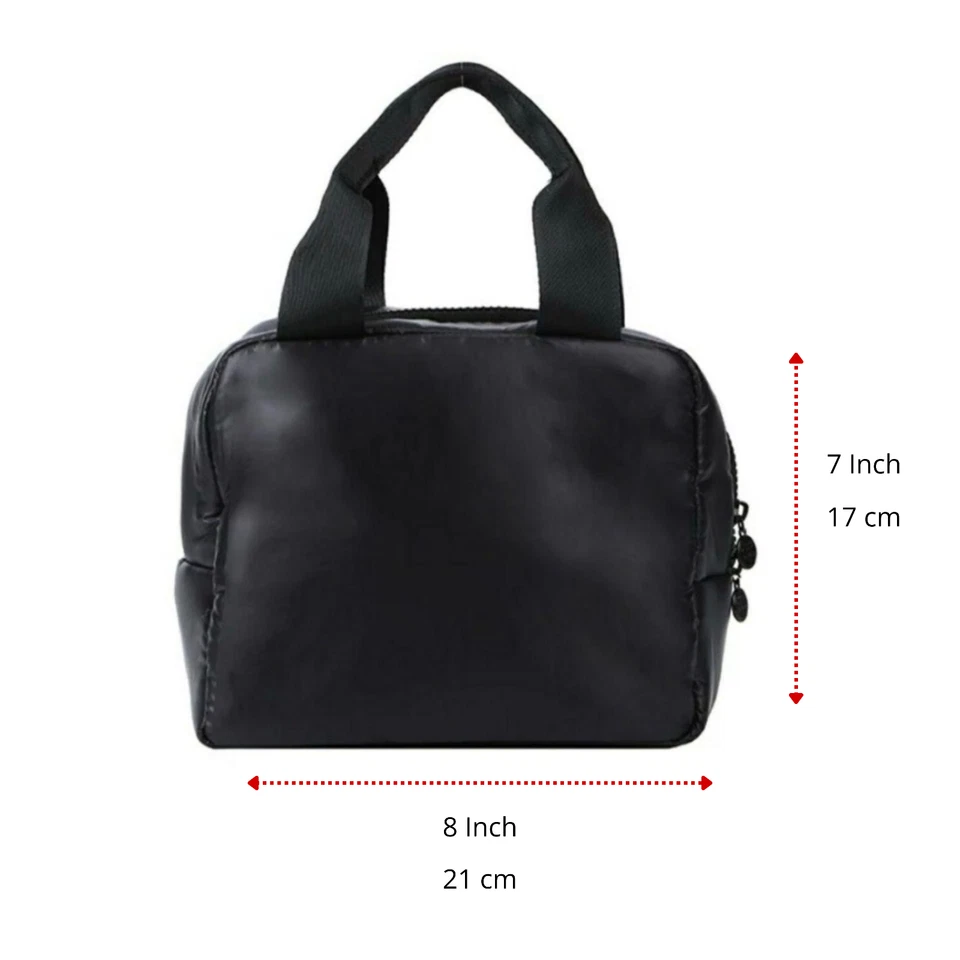 Chanel Mini Boston Makeup Bag – Black Cosmetic Bag with Handle - Image 2 of 4