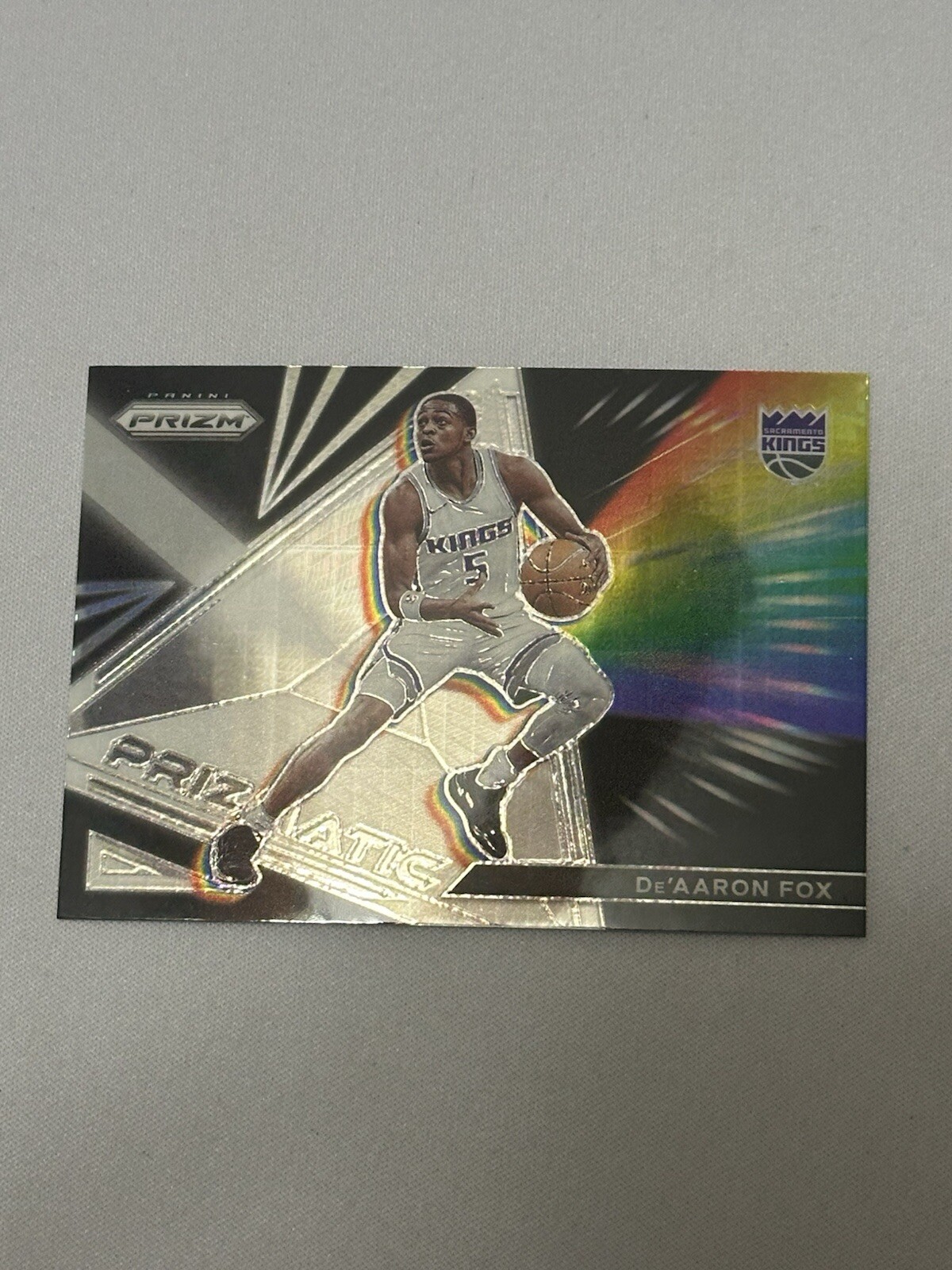 2021-22 Panini Prizm Prizmatic Hyper Prizm De’Aaron Fox Kings