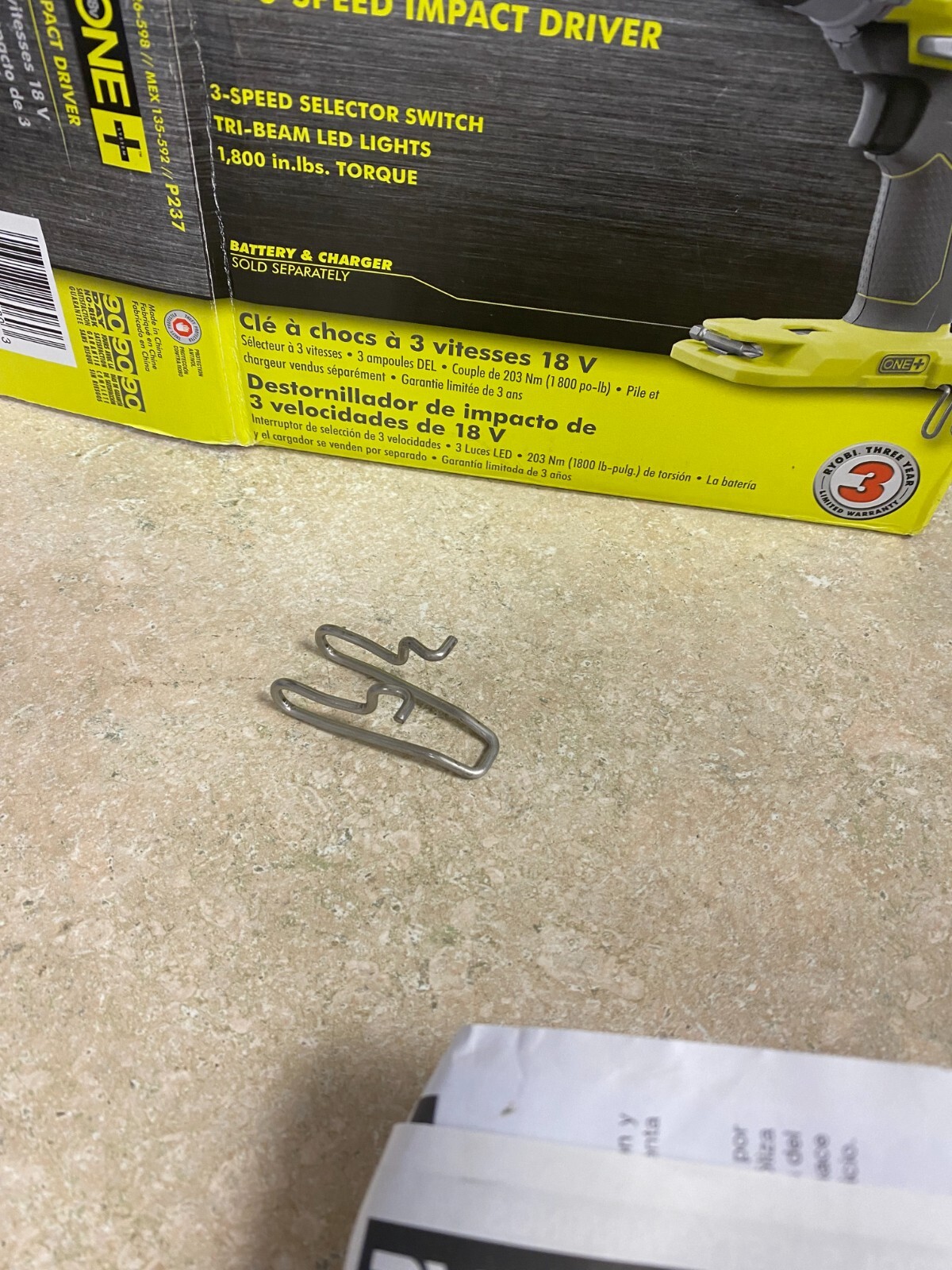 NEW Ryobi P237 ONE+ 3 SPEED Impact DRIVER OPEN BOX eBay