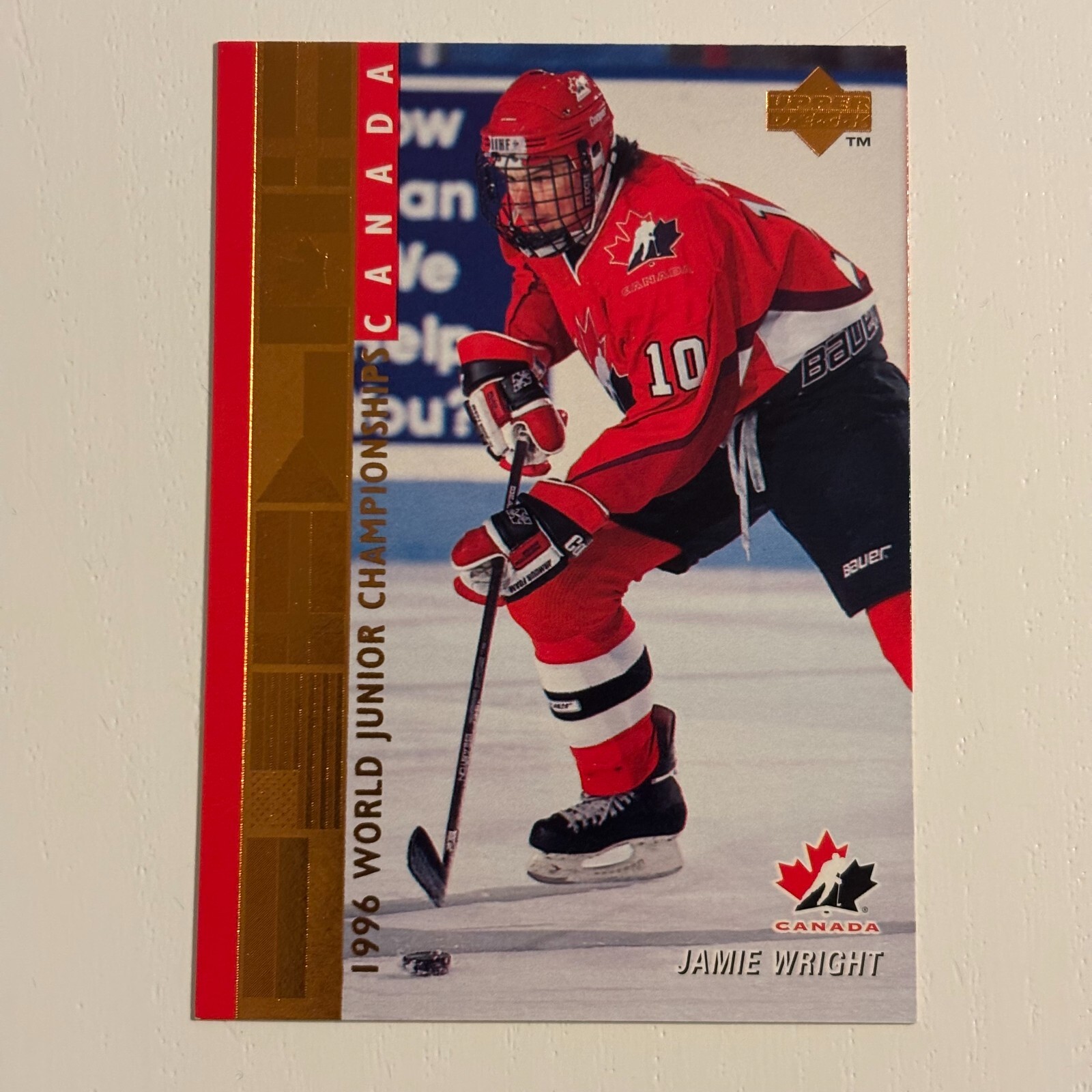 1995-96 Upper Deck - World Junior Champions #535 Jamie Wright (RC)
