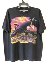 Vintage 90s Robert Plant Jimmy Page Unledded Tour Unisex Shirt KH15052