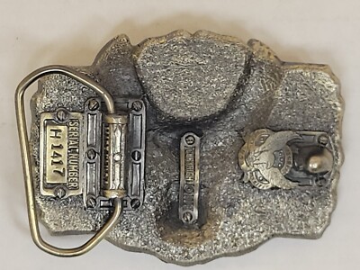 HARLEY-DAVIDSON Belt Buckle (MOTOR CYCLES LIVE & RIDE) Dated 1984