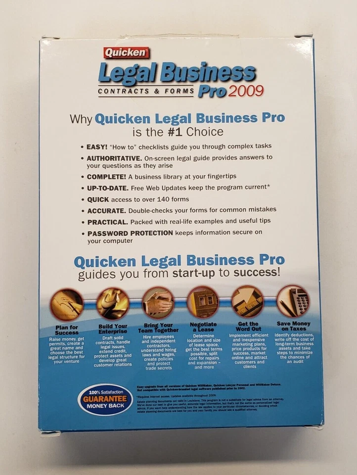Quicken Legal Business Pro 2009 for Windows 7 CDs plus Companion Book - Image 4 of 4