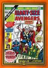 2024 Marvel Chrome GIANT-SIZE 50th (Boxtopper) ORANGE Avengers #1 MGG-3  #19/25