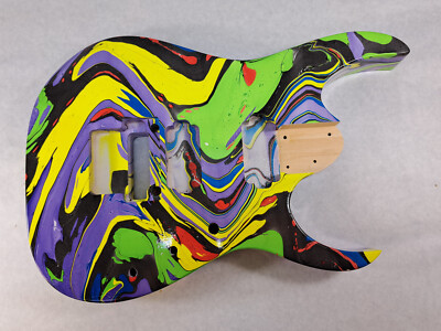 Multicolor Basswood JPM 6 String Body fits Ibanez(tm) RG JPM necks J1879