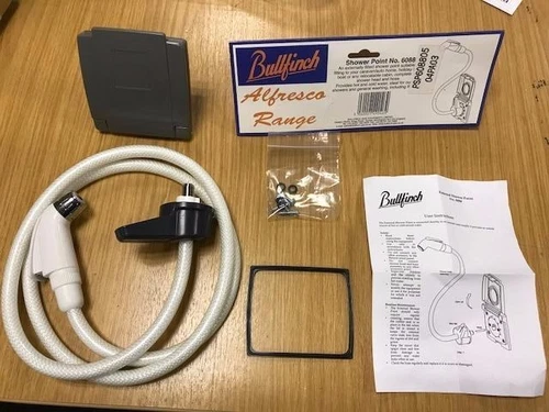 MOTORHOME & CARAVAN BULLFINCH SHOWER OUTLET POINT GREY 6088/05