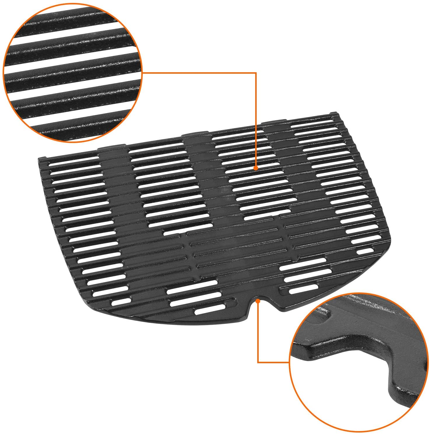 Cast Iron Cooking Grates And Burner Kit For er Q320 Q3000 Q3200 7646