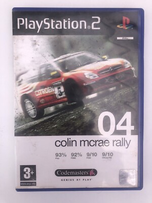 Colin McRae Rally 04 (3+) Codemasters, Sony PlayStation 2, PS2 (2003)
